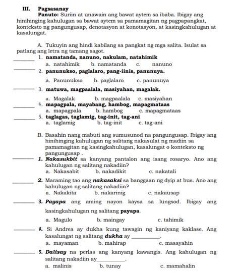 PAGBIBIGAY (Tagalog).